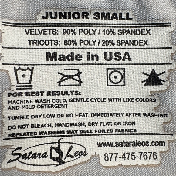 ❤️3/$30 Satara Leos Leopard Print Leotard - Picture 9 of 9